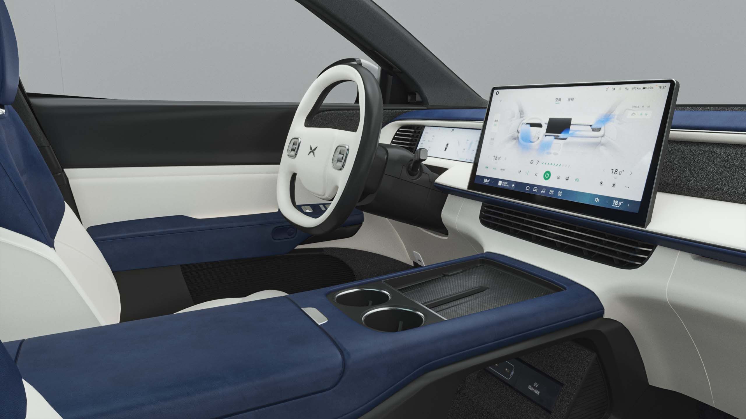 2025 Xpeng G6 With Interior  3D model_16