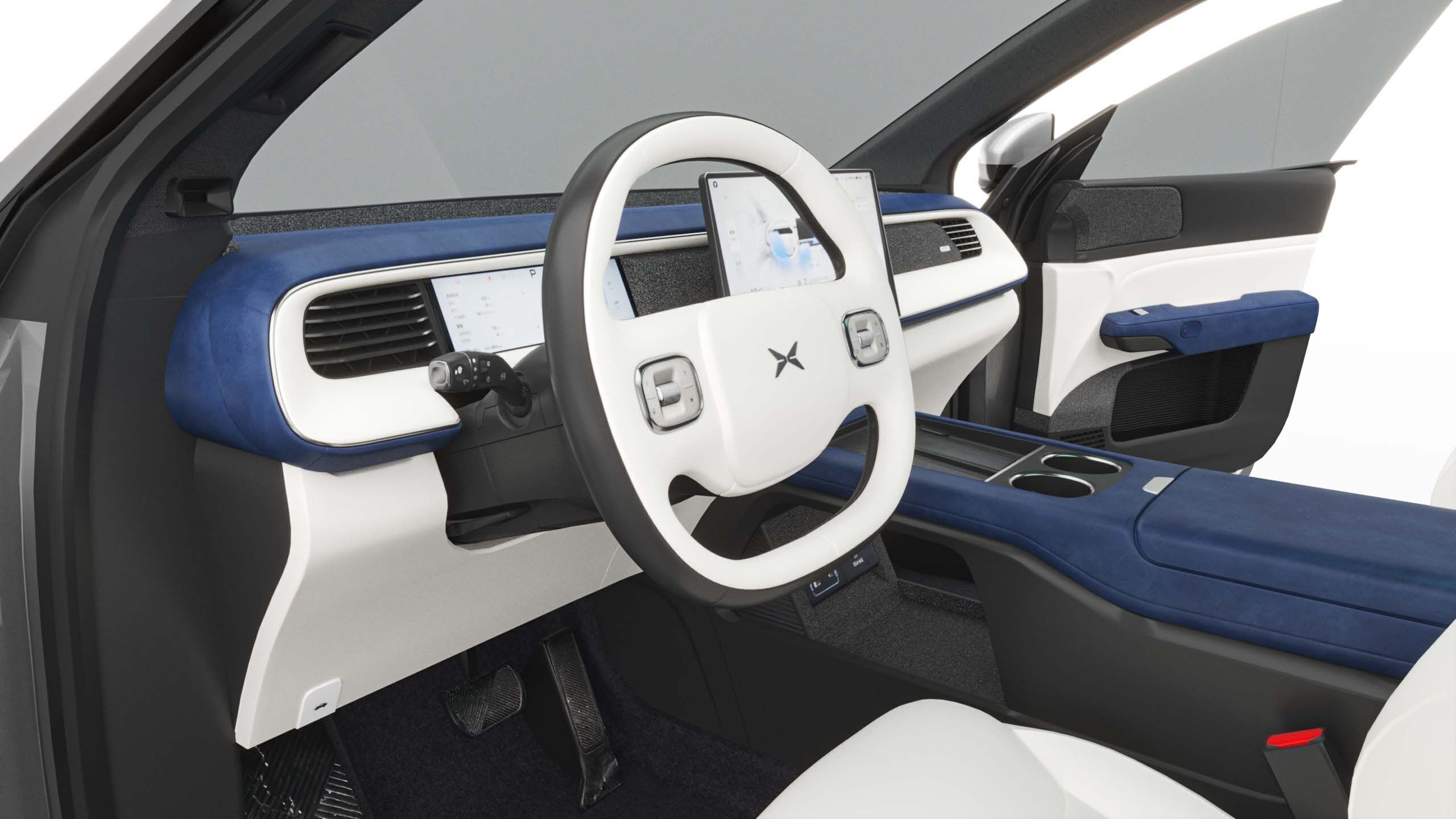 2025 Xpeng G6 With Interior  3D model_15