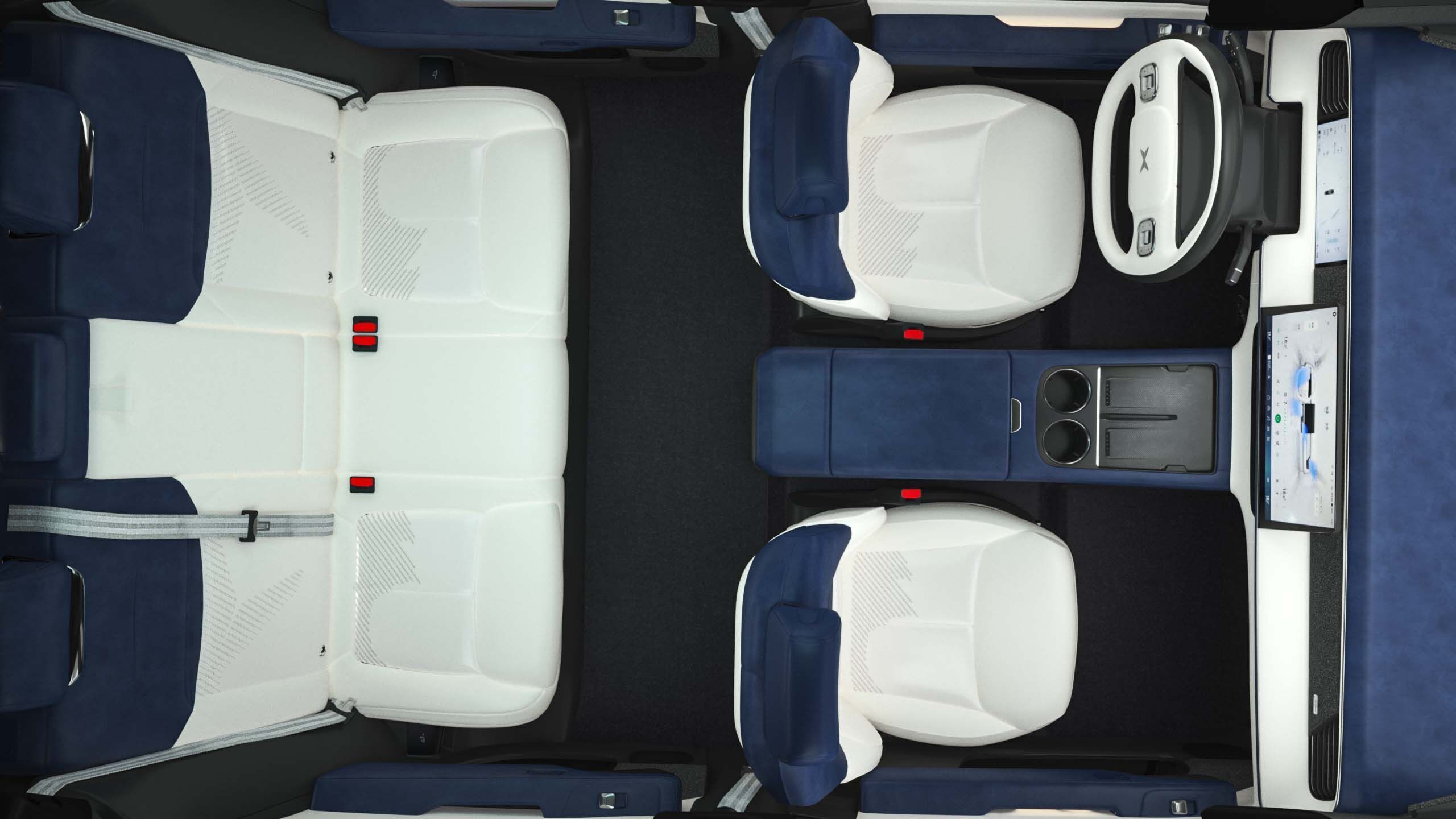 2025 Xpeng G6 With Interior  3D model_17