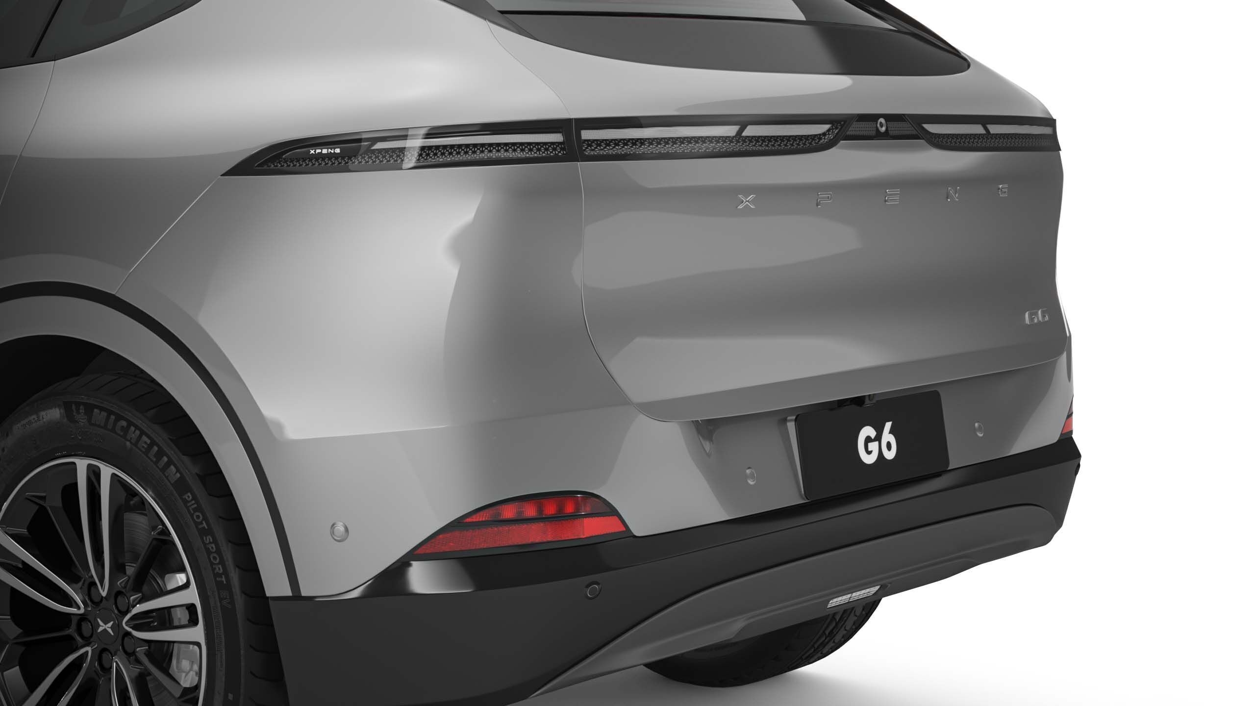 2025 Xpeng G6 With Interior  3D model_4