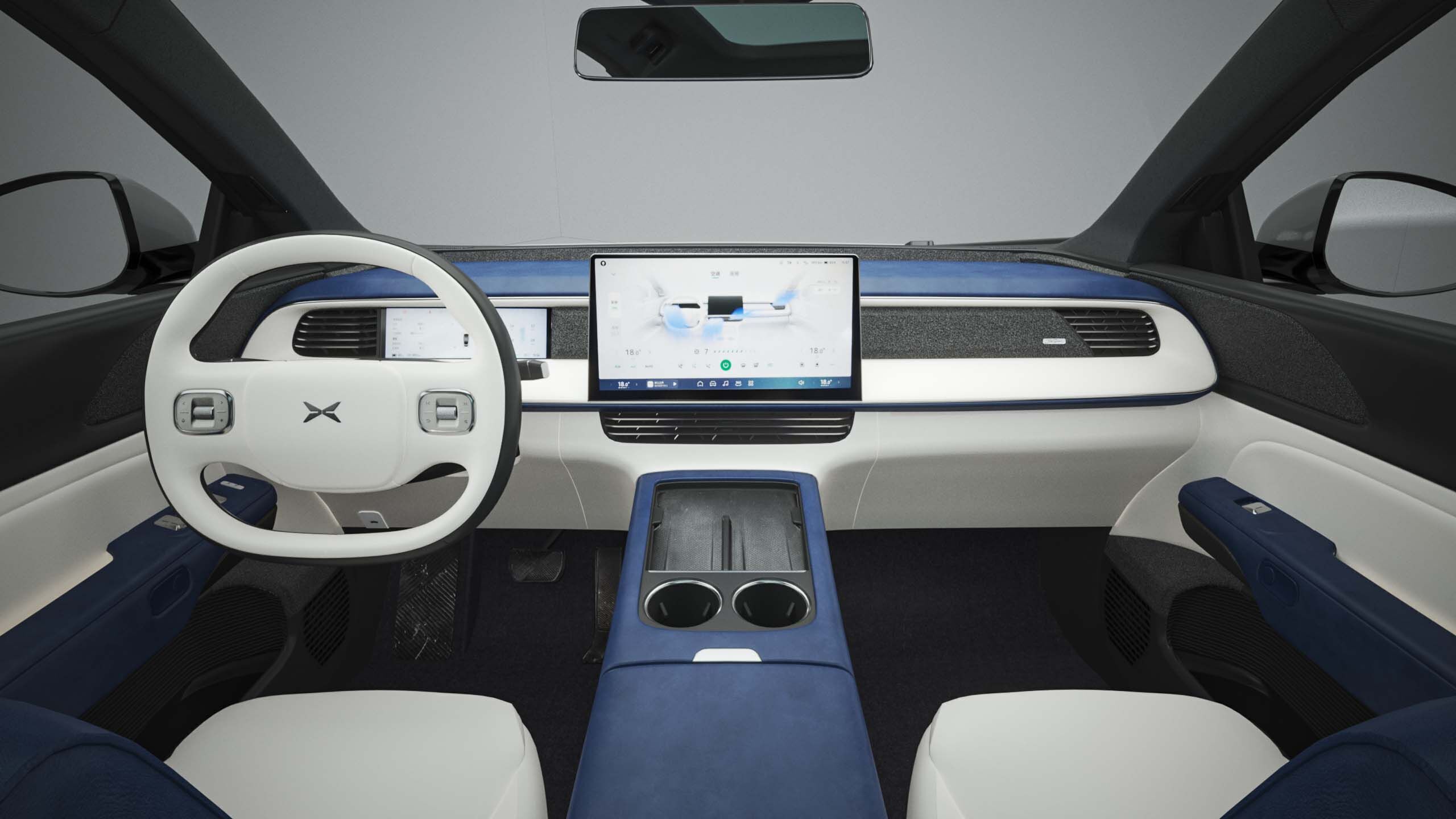 2025 Xpeng G6 With Interior  3D model_12