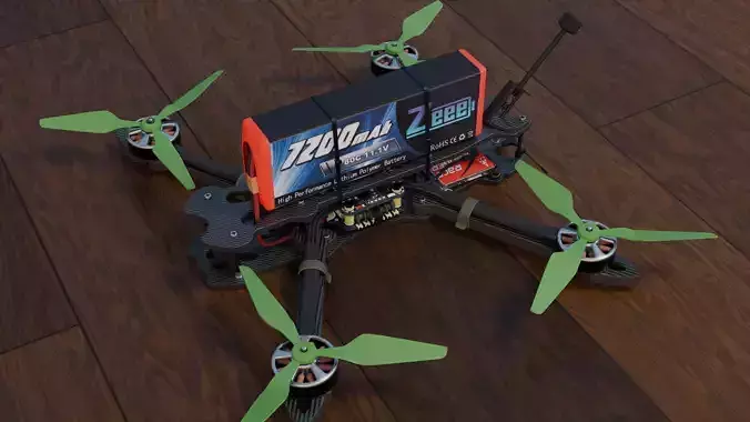 FPV Drone 3D model