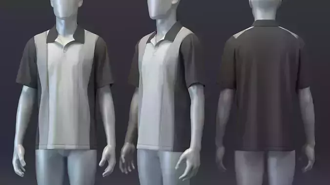 SS Colorblock Polo Shirt