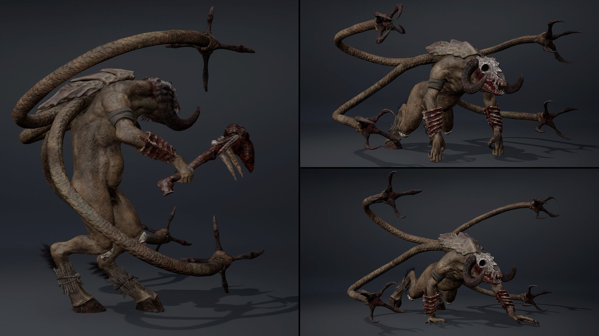 Bloodclaw Fatty Low-poly 3D model_11