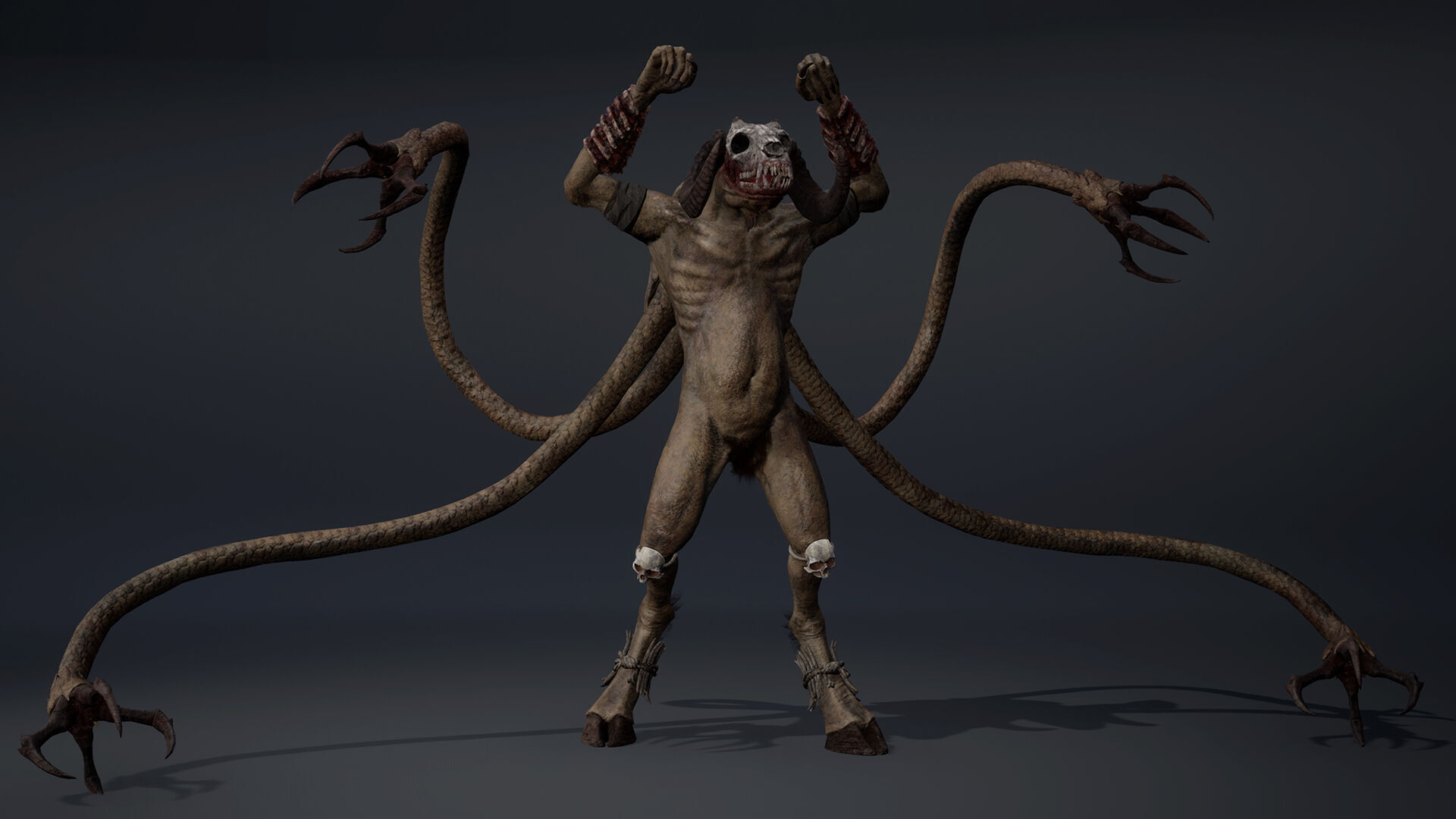 Bloodclaw Fatty Low-poly 3D model_16