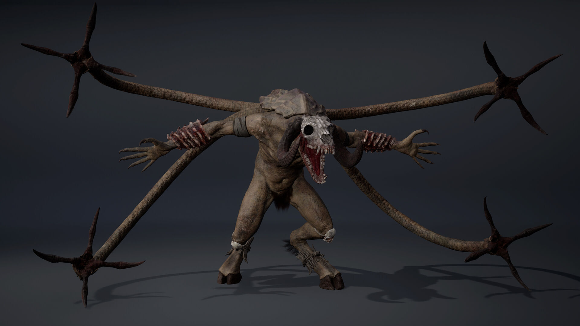 Bloodclaw Fatty Low-poly 3D model_14