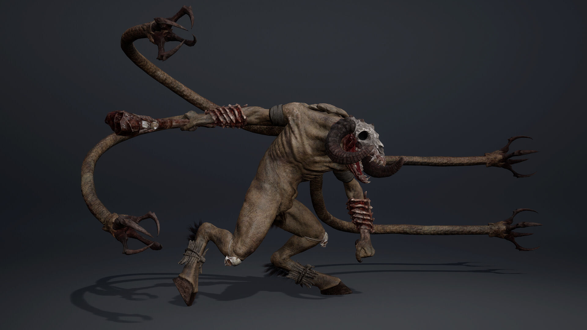 Bloodclaw Fatty Low-poly 3D model_20