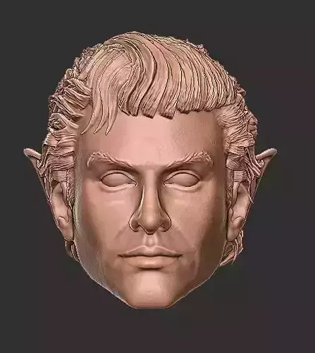 Baldurs Gate Astarion Head