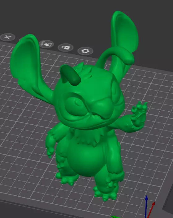 stitch 6 brazos 3D print model_0
