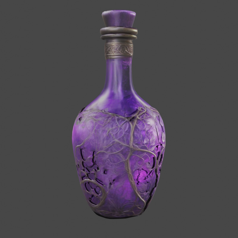 Poison Potion 3D model_1