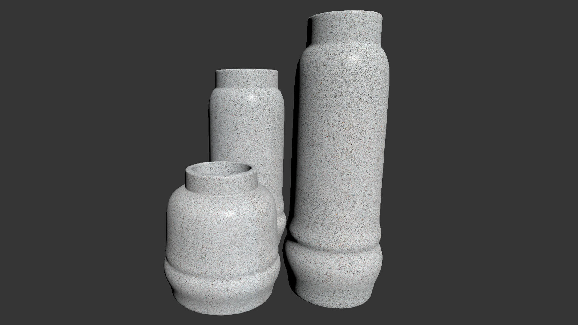 Jayden Vase Set 3D model_6