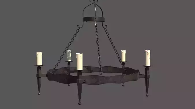 Medieval candle light