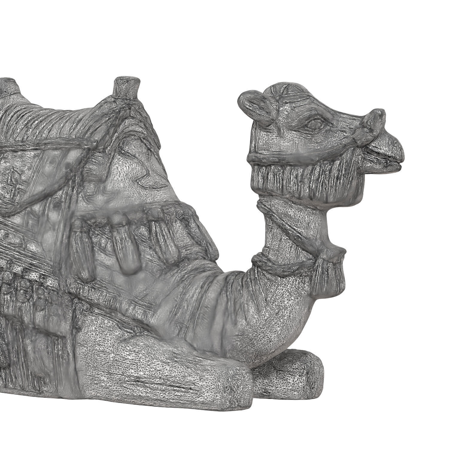 Egyptian camel figurine 2 3D model_6