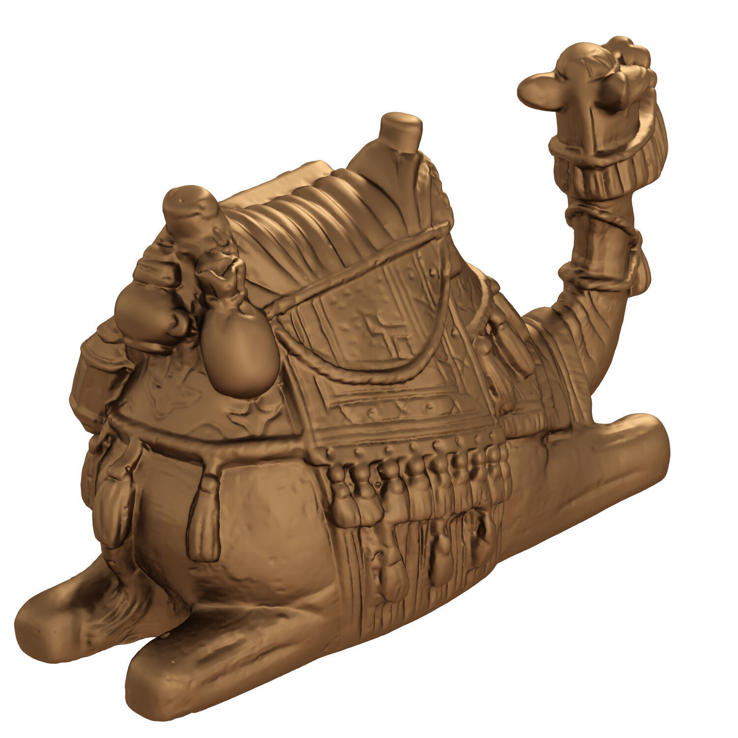 Egyptian camel figurine 2 3D model_3