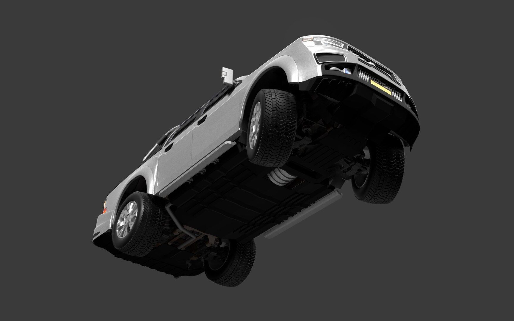 German jeepsy Low-poly 3D model_8