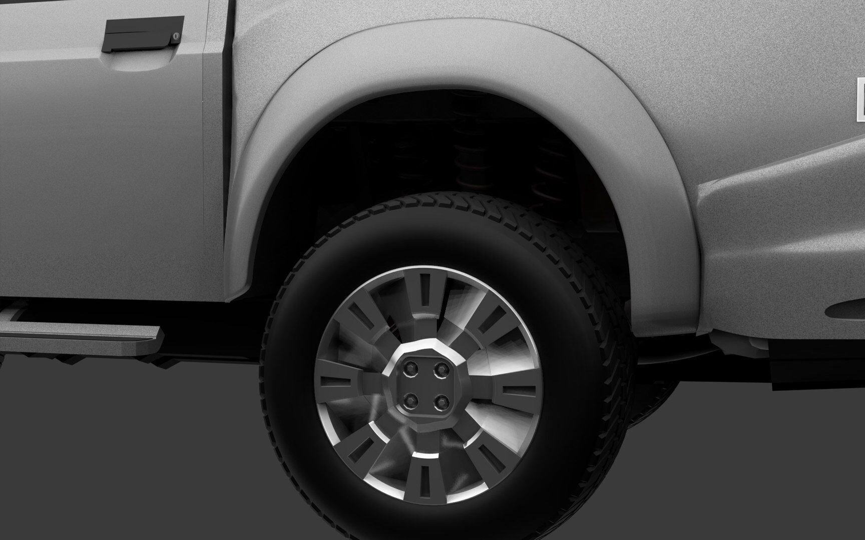 German jeepsy Low-poly 3D model_20