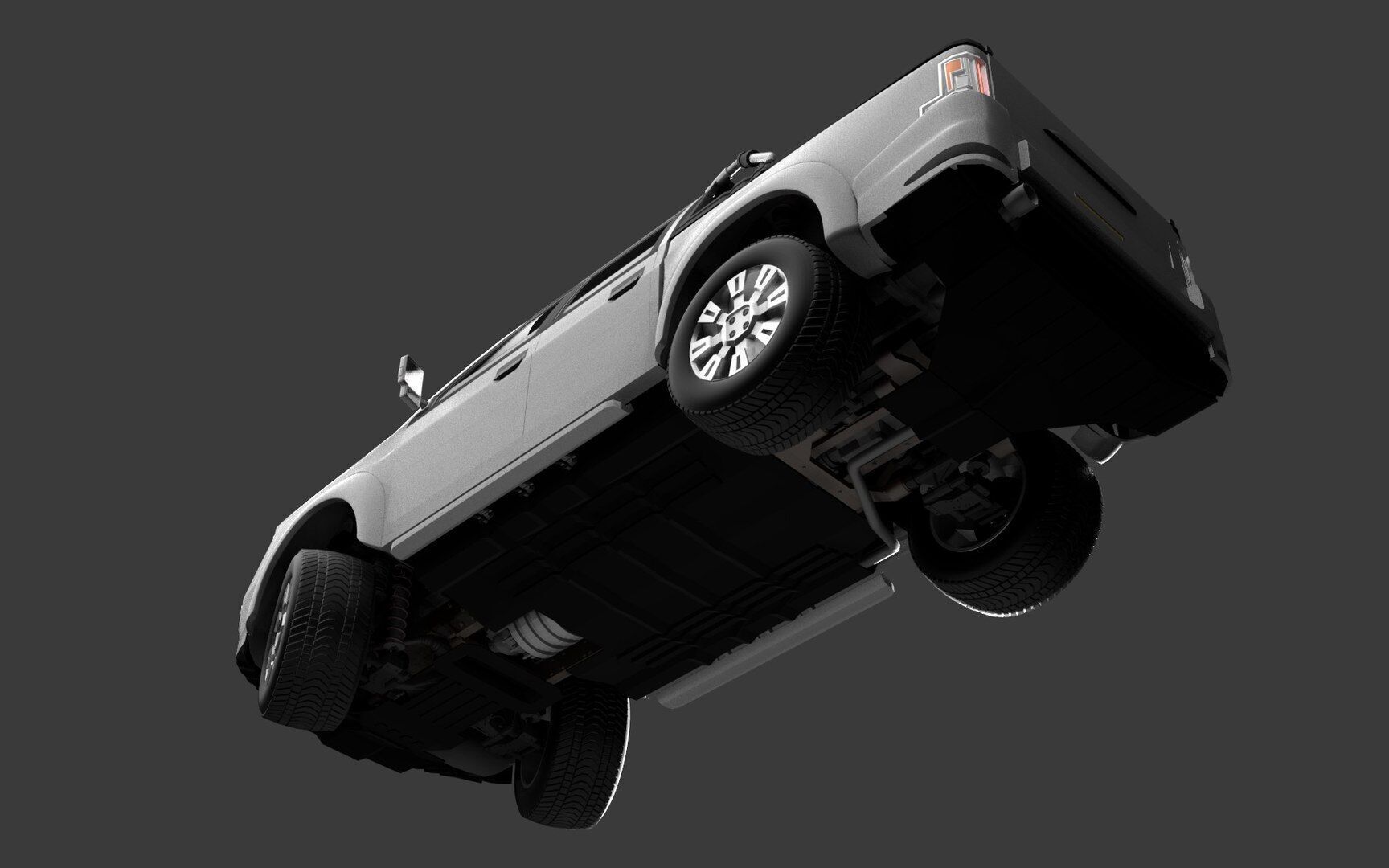 German jeepsy Low-poly 3D model_10