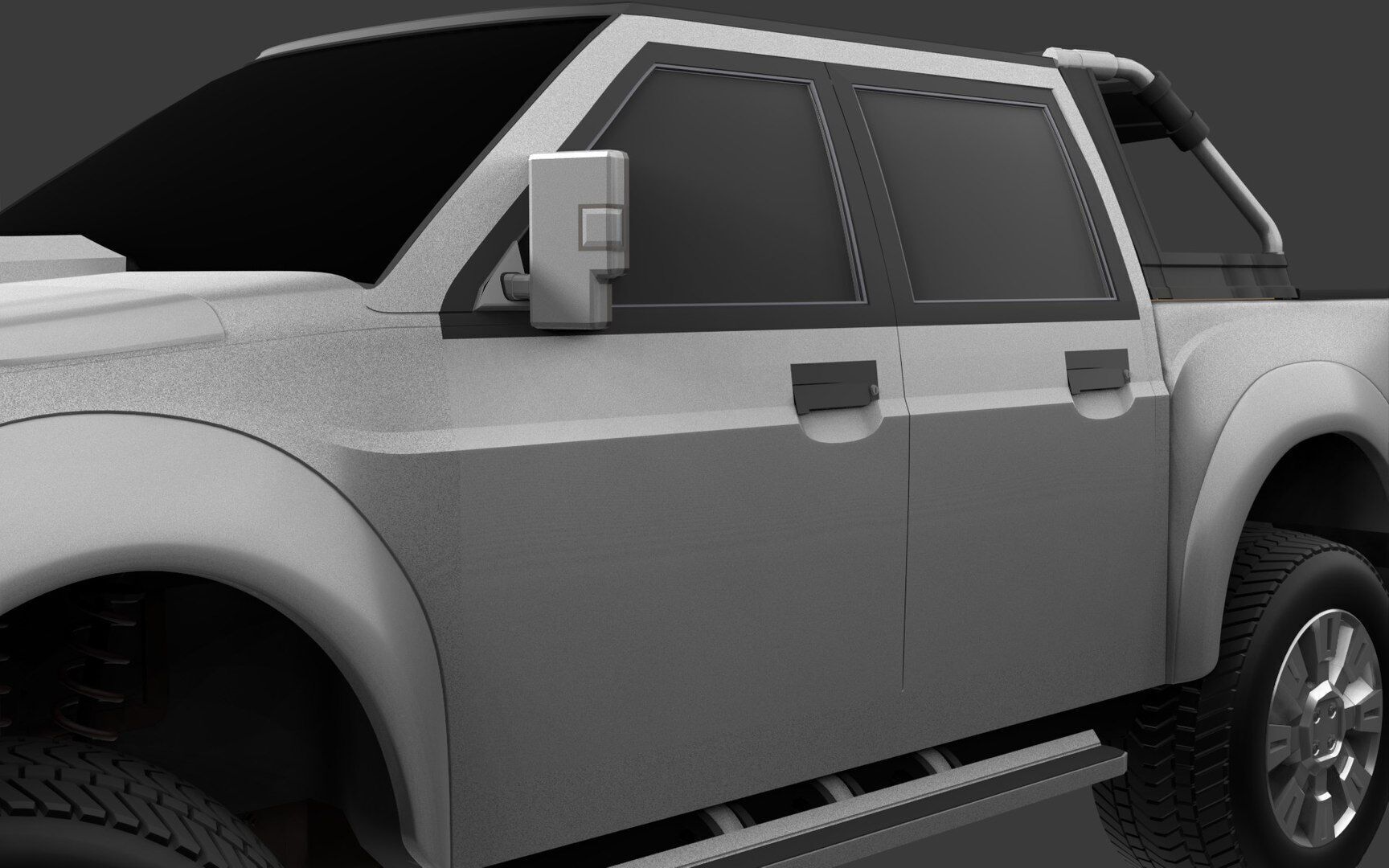 German jeepsy Low-poly 3D model_18