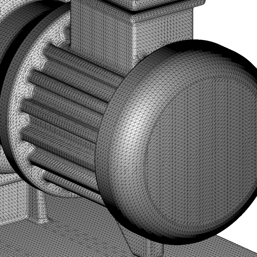 Premium Industrial Water Pump 3D print model_5