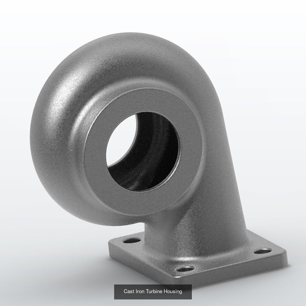 CAST IRON ENGINEERING COMPONENTS PACK 3D Model Collection_3