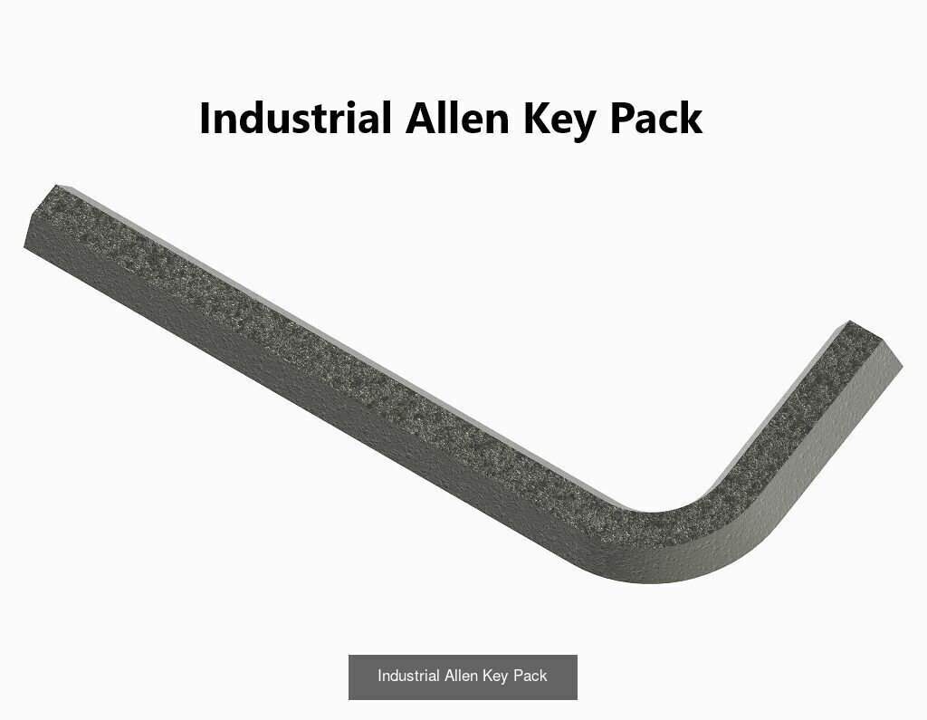 CAST IRON ENGINEERING COMPONENTS PACK 3D Model Collection_11