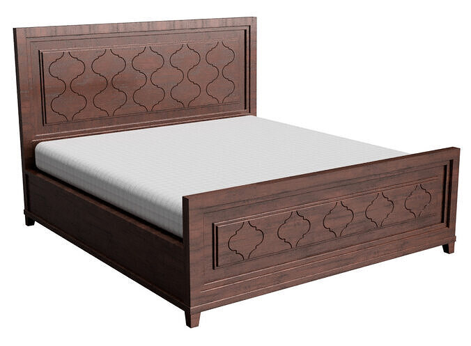 bed design 3D model