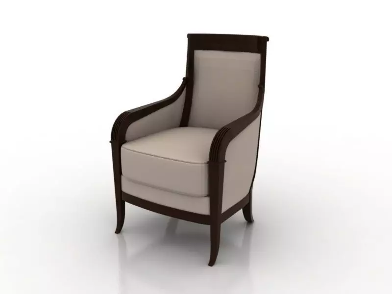 Classic Arm Chair 3D print model_0