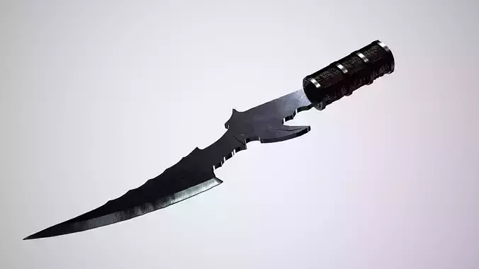 Fantasy Dagger 3D Model