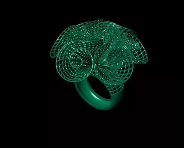 Mesh Ring V1 Free 3D print model