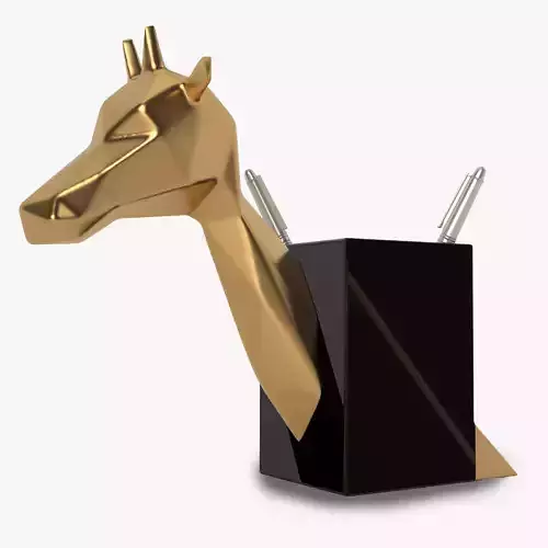 Giraffe Luxury Pencil Holder ready for printing and selling