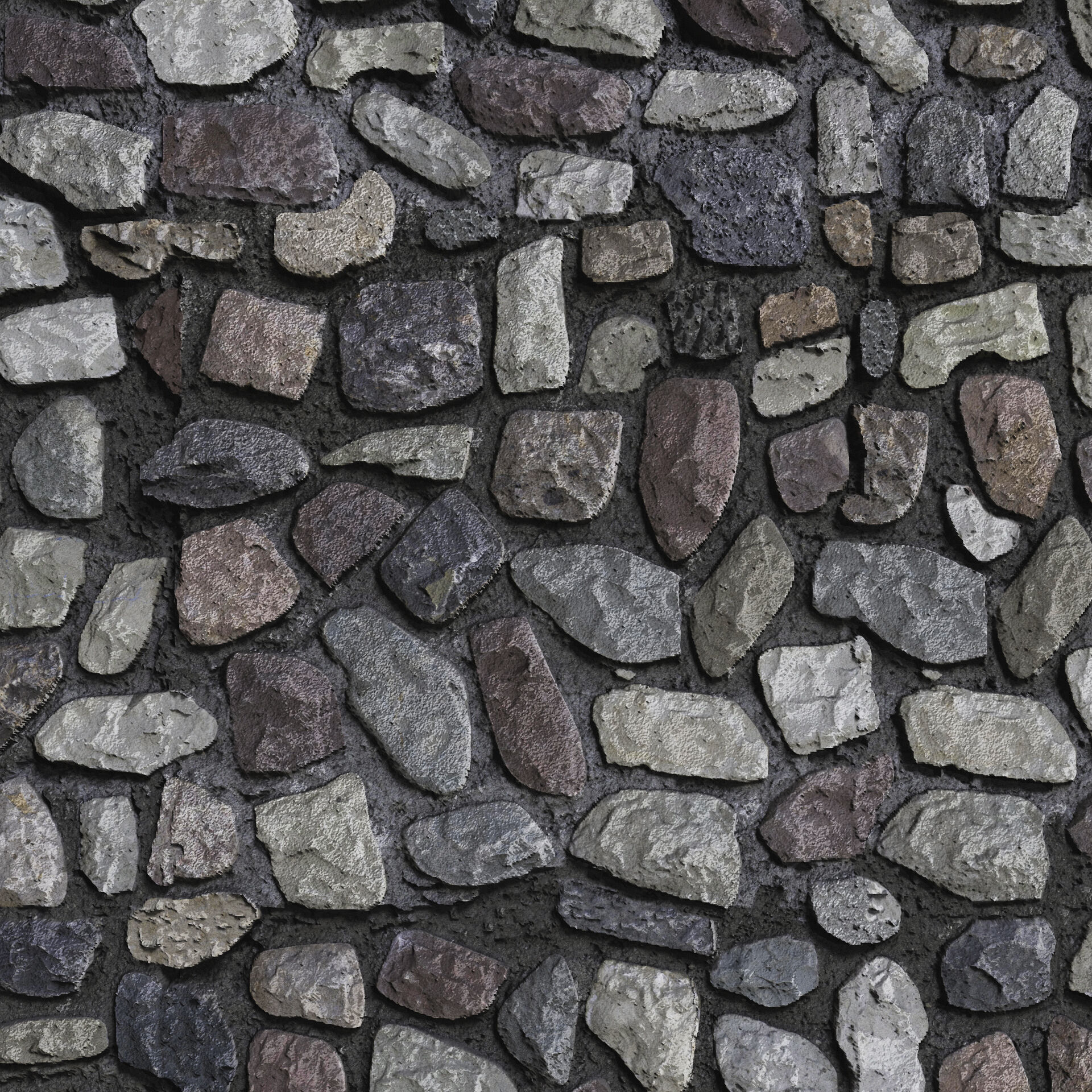Stone - Granite Rubble Vol 01 - PBR scanned texture Texture_1