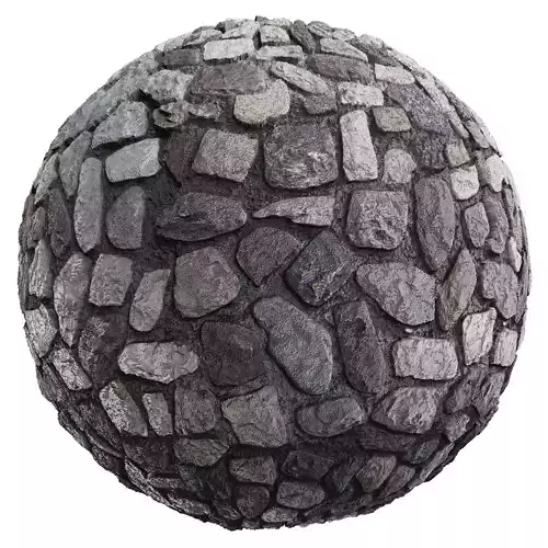  Stone - Granite Rubble Vol 01 - PBR scanned texture