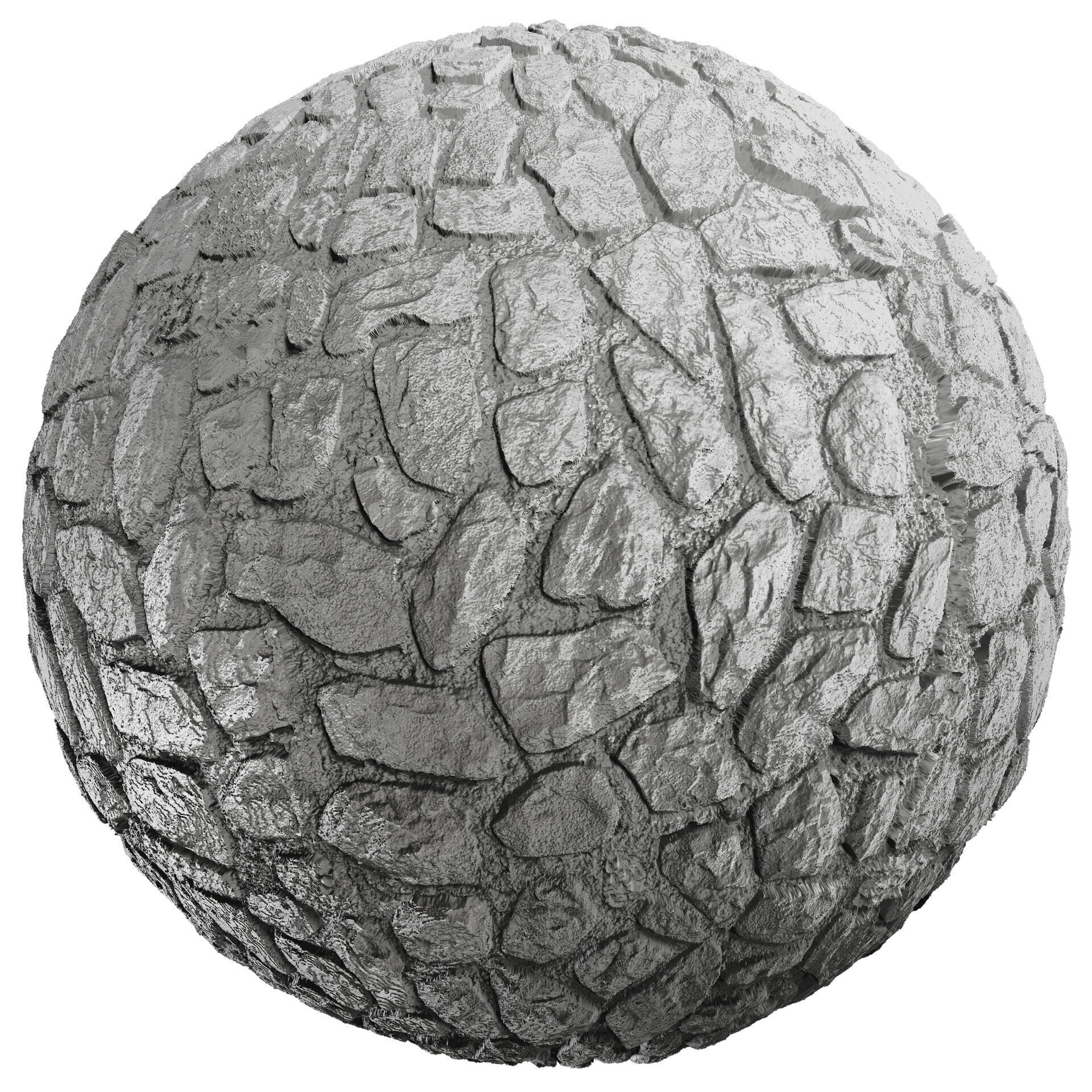 Stone - Granite Rubble Vol 01 - PBR scanned texture Texture_3