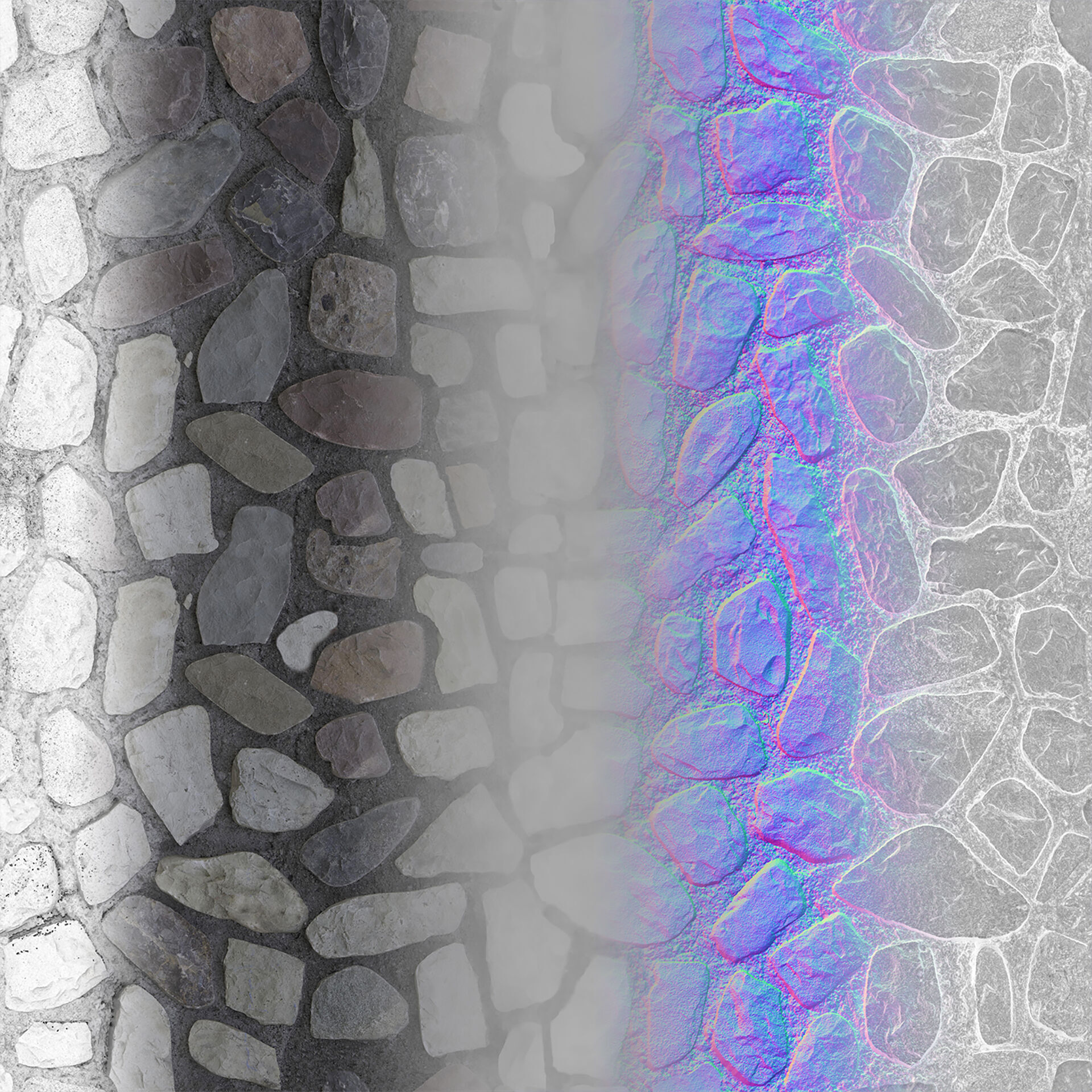 Stone - Granite Rubble Vol 01 - PBR scanned texture Texture_4