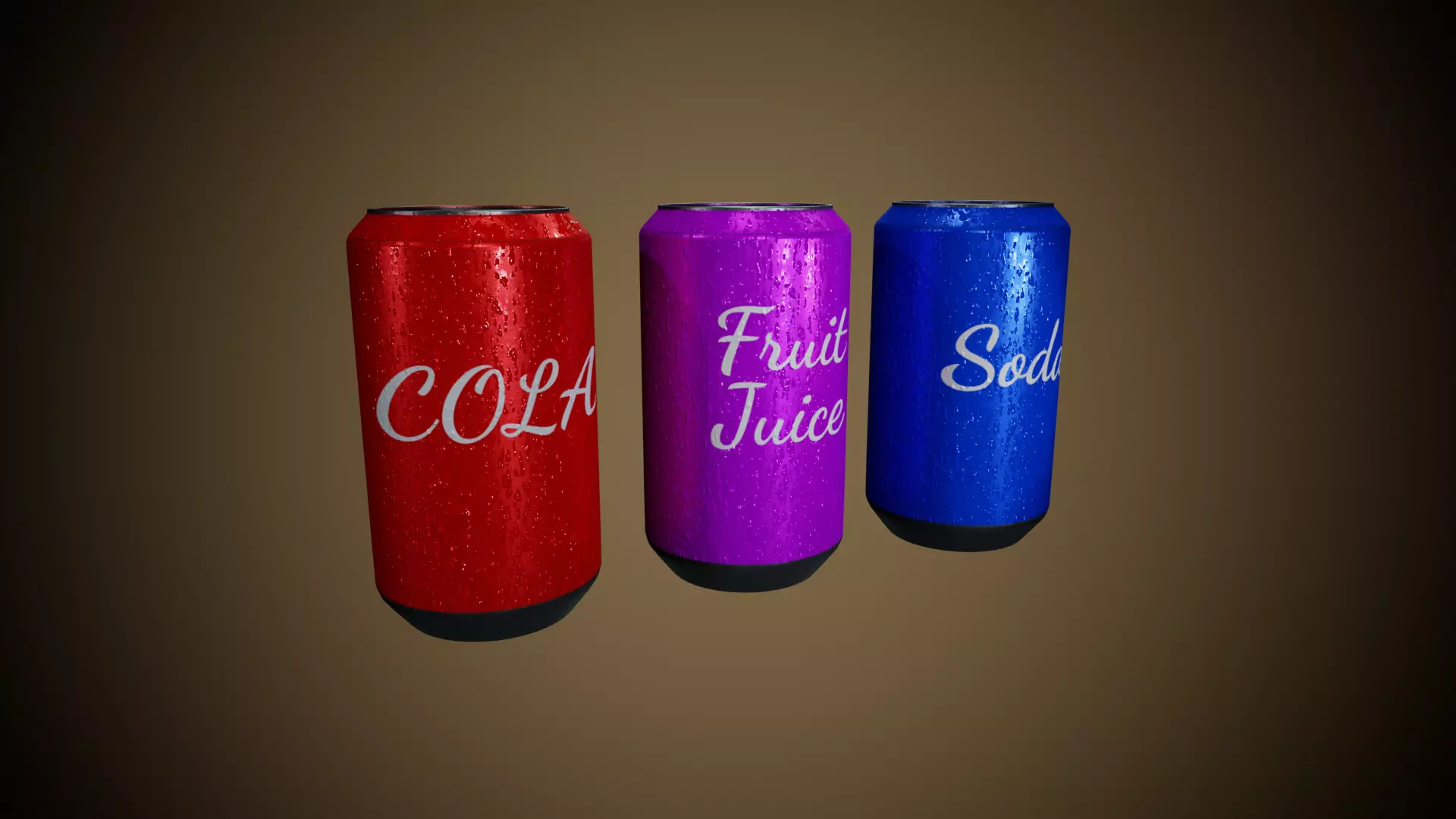 Can Beverage Free low-poly 3D model