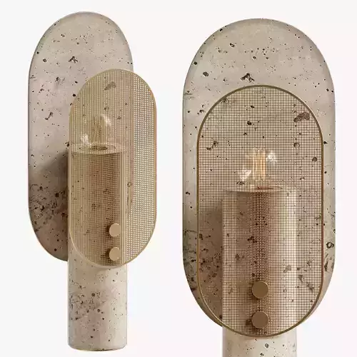 Travertino Nostalgia Table Lamp by Saccal Design House