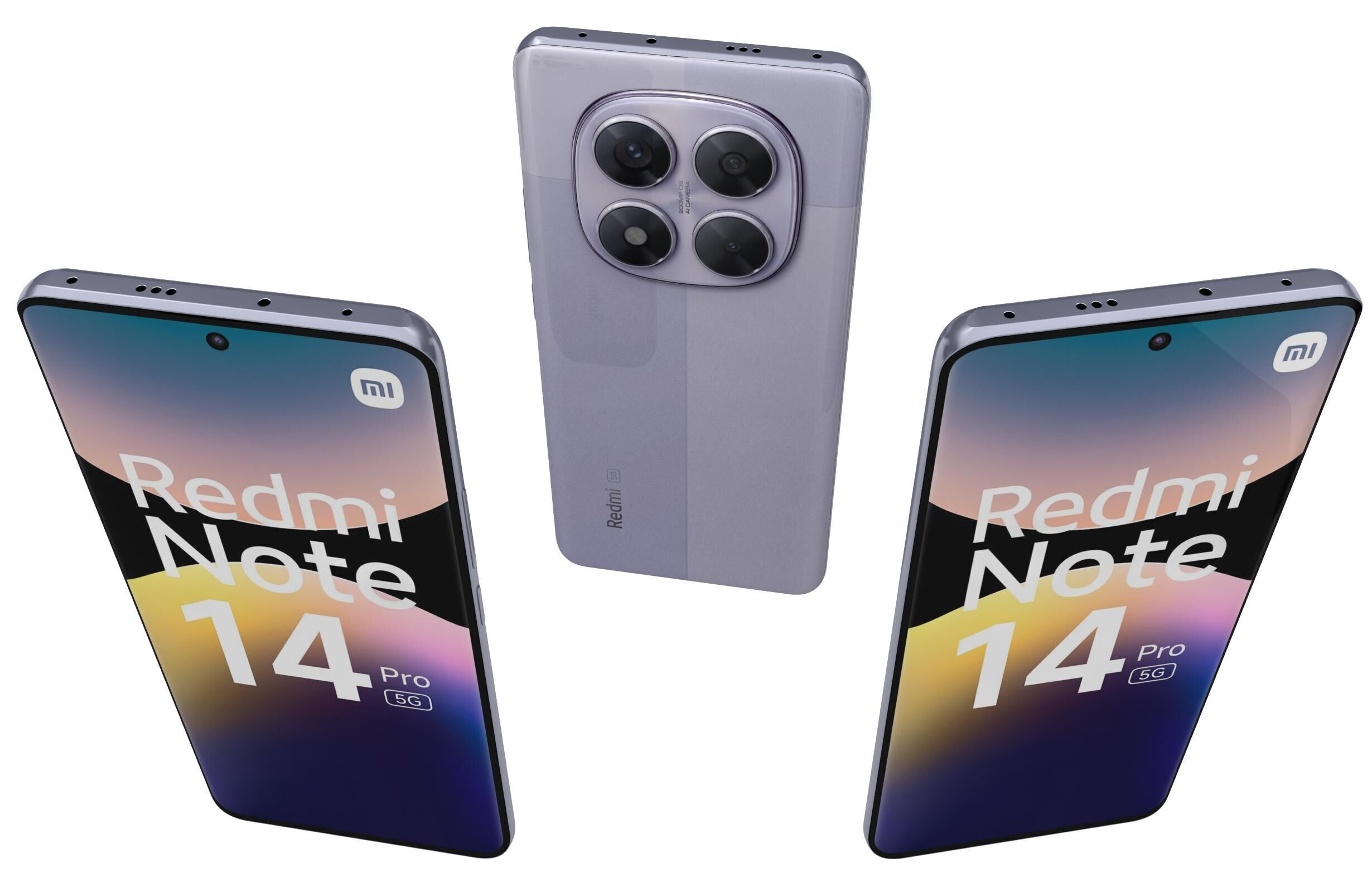 Xiaomi Redmi Note 14 Pro 5G Violet 3D model_1