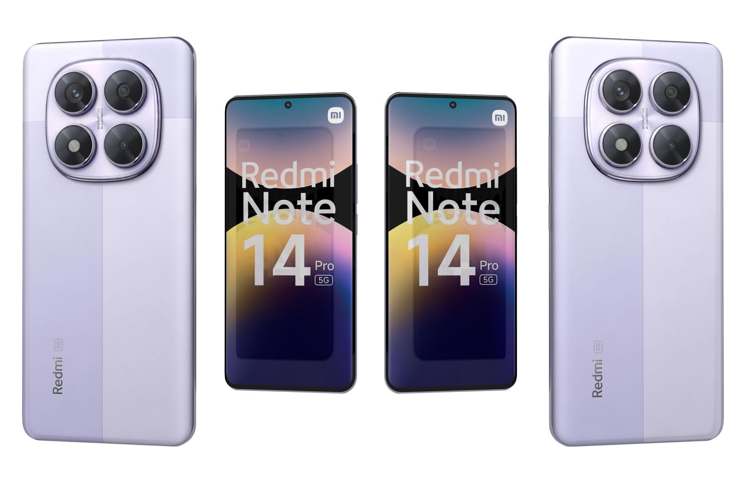 Xiaomi Redmi Note 14 Pro 5G Violet 3D model_3