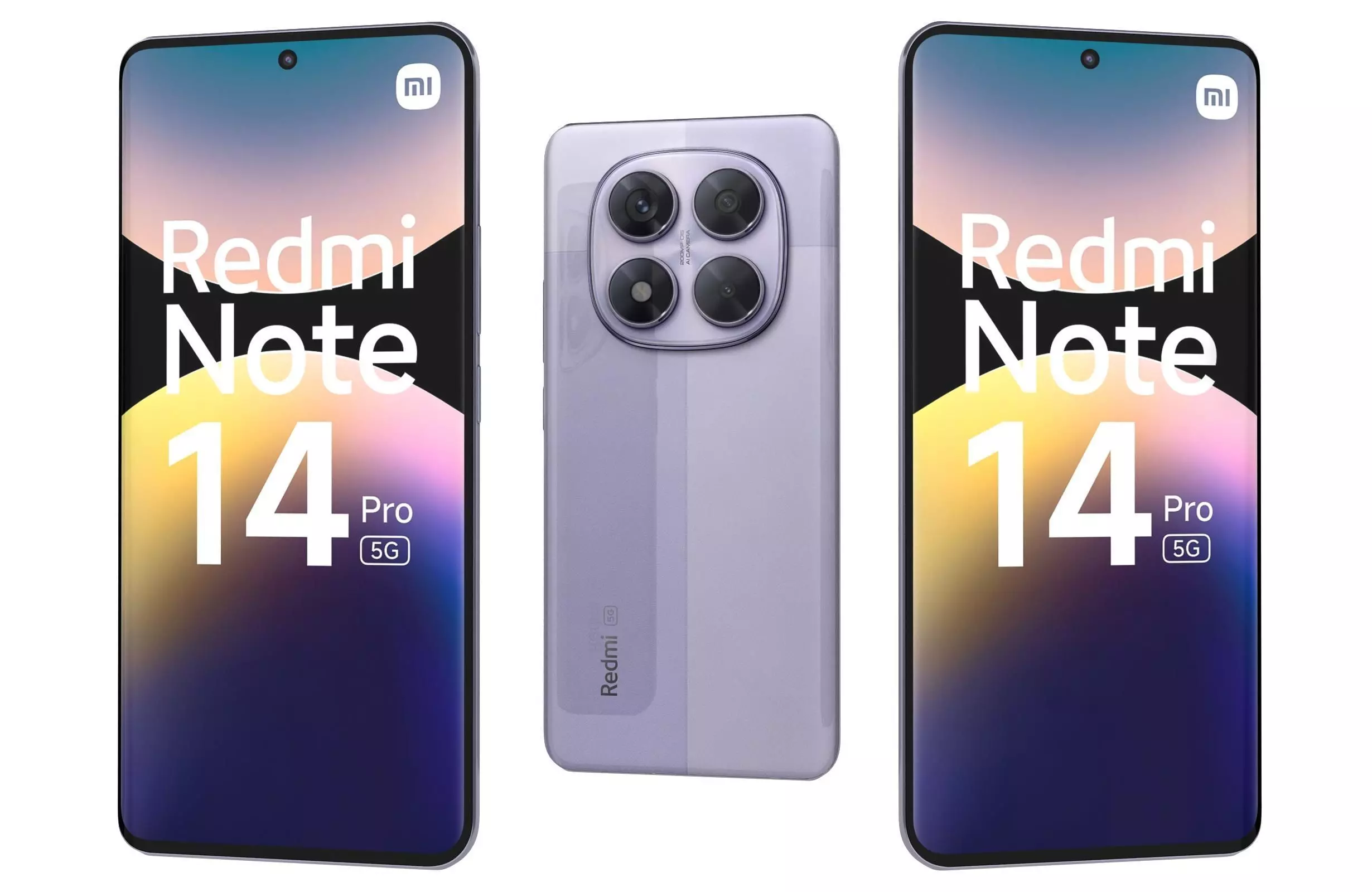 Xiaomi Redmi Note 14 Pro 5G Violet 3D model_0