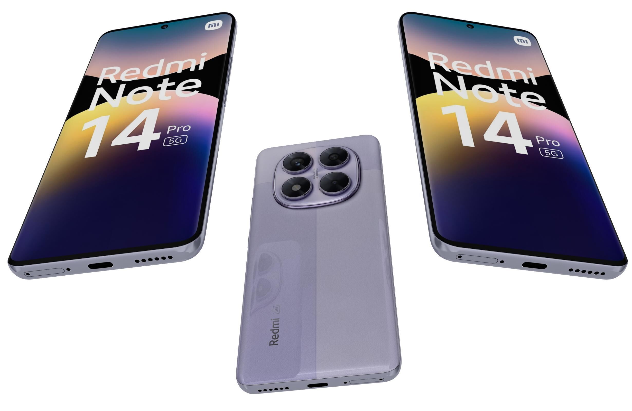 Xiaomi Redmi Note 14 Pro 5G Violet 3D model_2