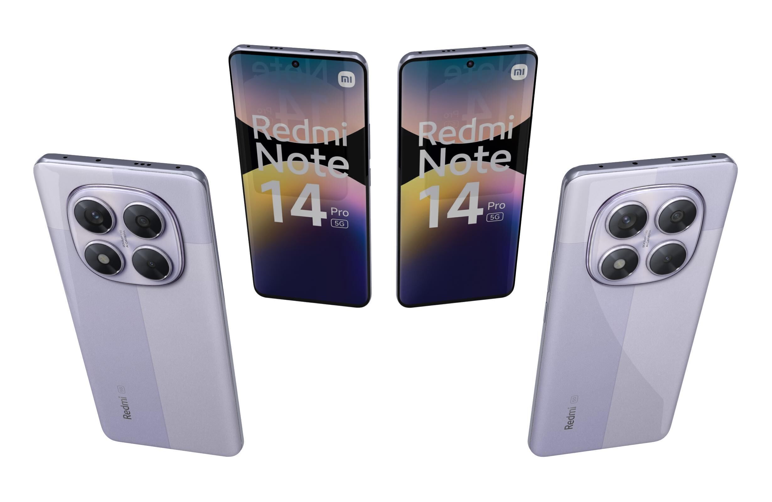 Xiaomi Redmi Note 14 Pro 5G Violet 3D model_4