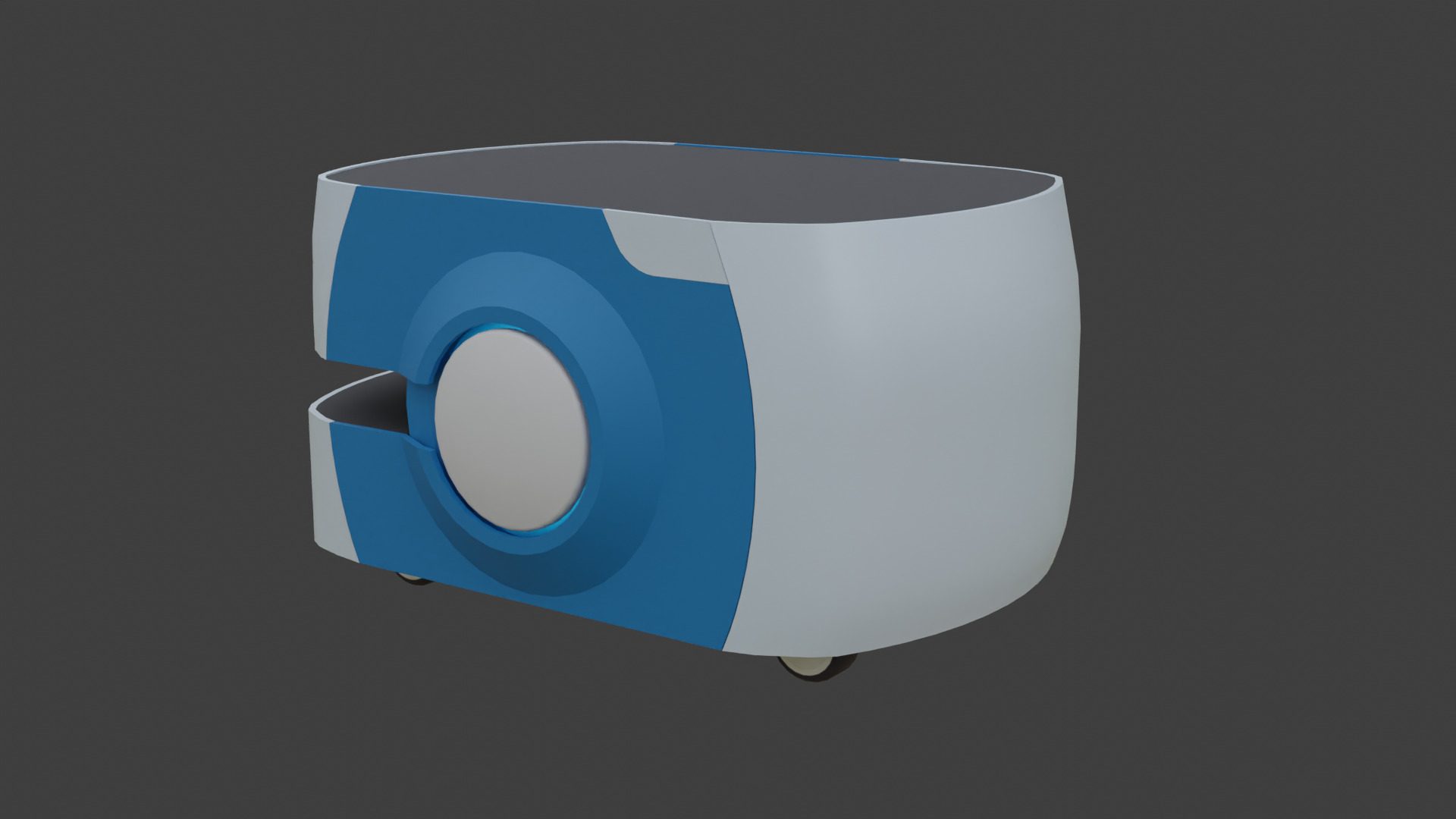 Autonomous Mobile Robot 2 - AMR - Low Poly Low-poly 3D model_1