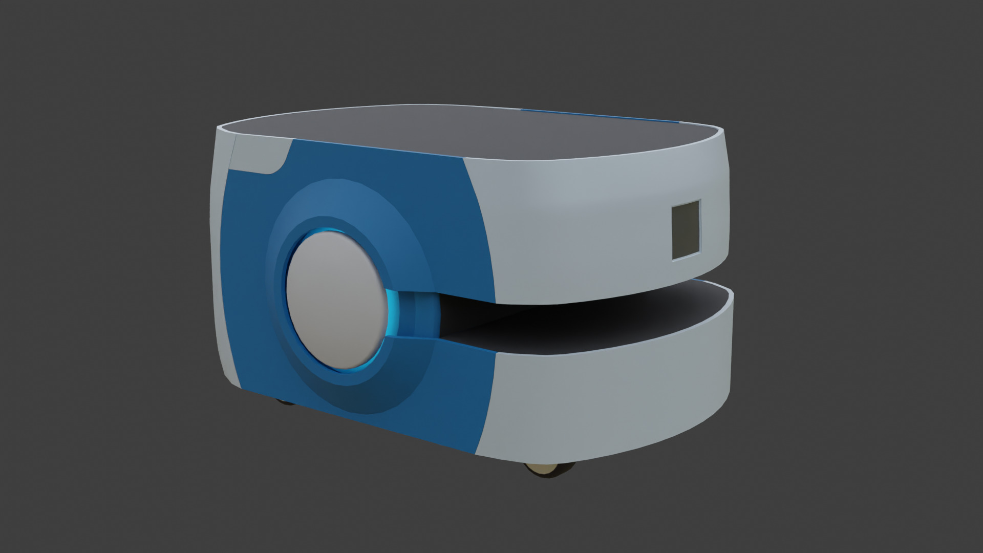 Autonomous Mobile Robot 2 - AMR - Low Poly Low-poly 3D model_4