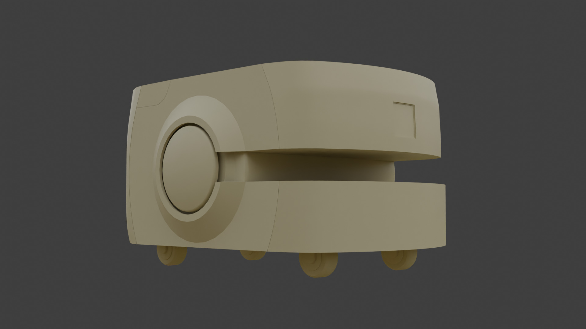Autonomous Mobile Robot 2 - AMR - Low Poly Low-poly 3D model_5