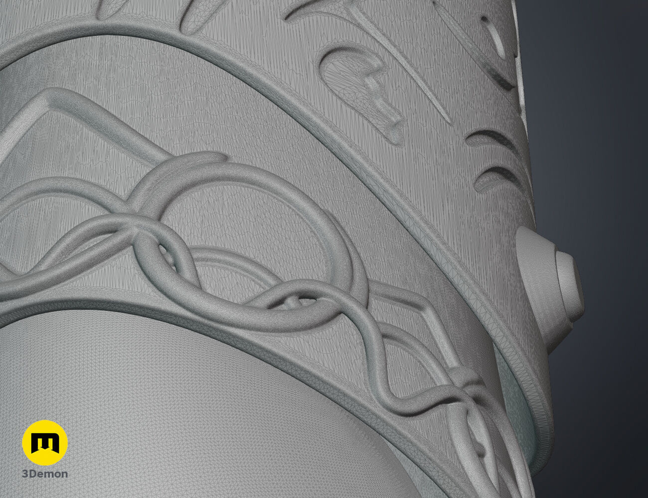 Malenia Thigh Armor from Elden Ring 3D print model_15