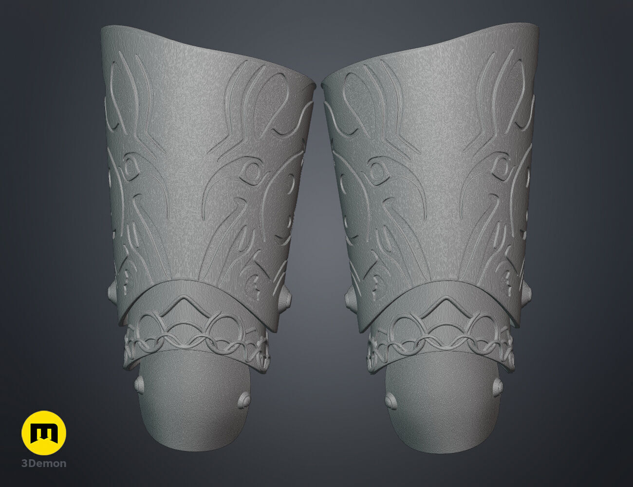 Malenia Thigh Armor from Elden Ring 3D print model_14