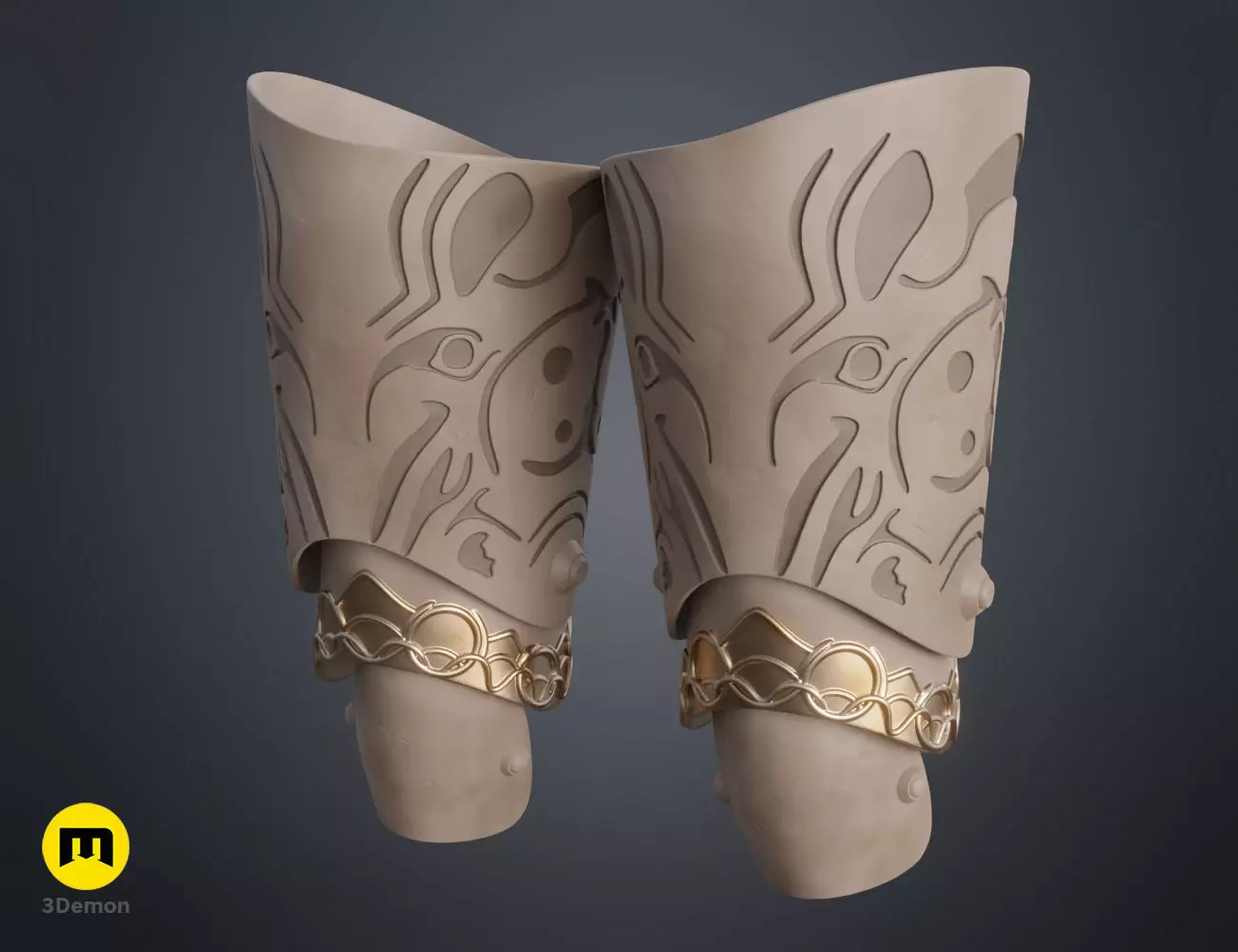 Malenia Thigh Armor from Elden Ring 3D print model_0