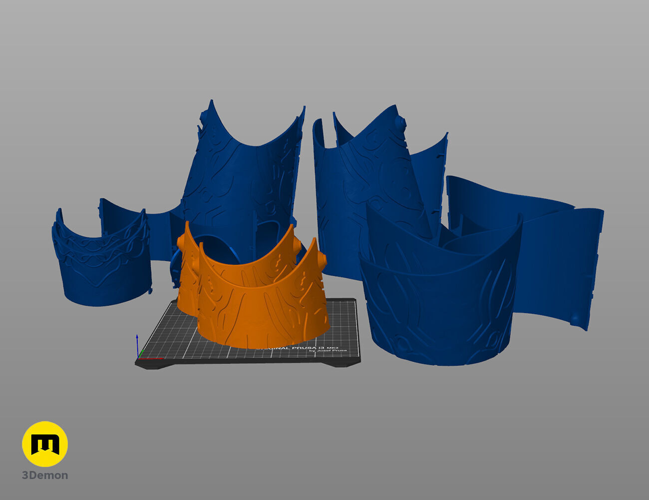 Malenia Thigh Armor from Elden Ring 3D print model_5