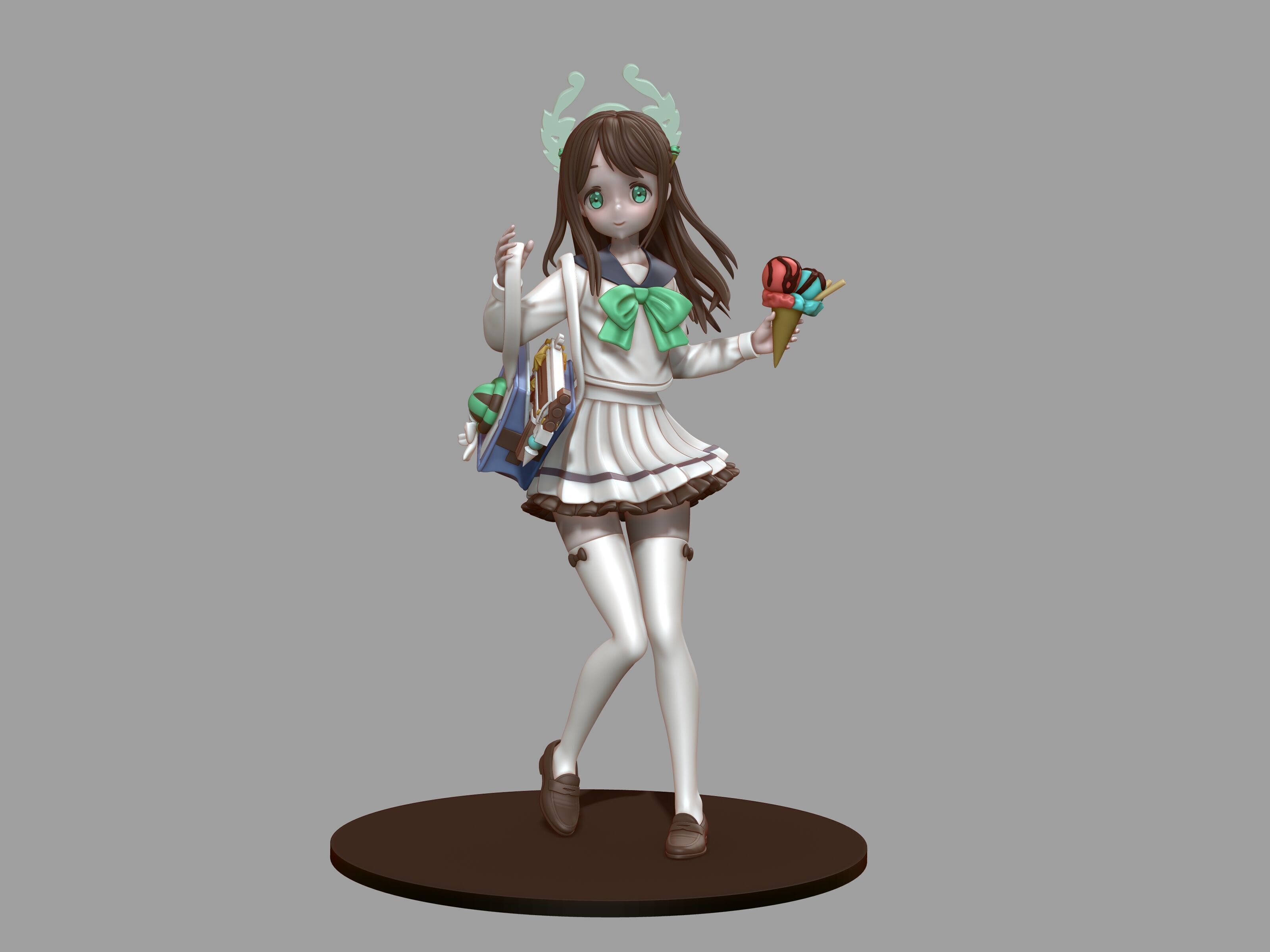 Blue archive - KurimuraAiri 3D print model 3D print model_1