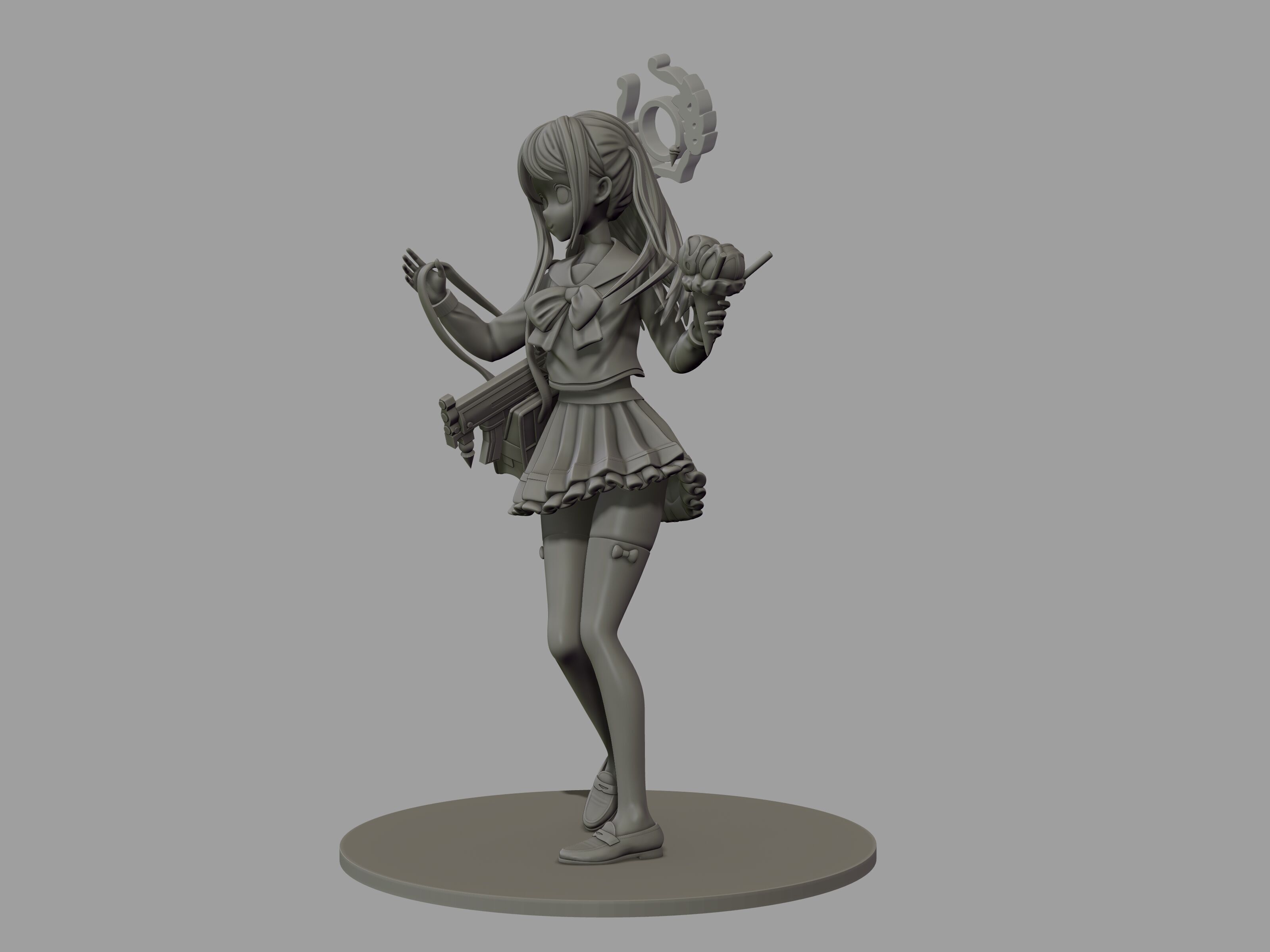 Blue archive - KurimuraAiri 3D print model 3D print model_6